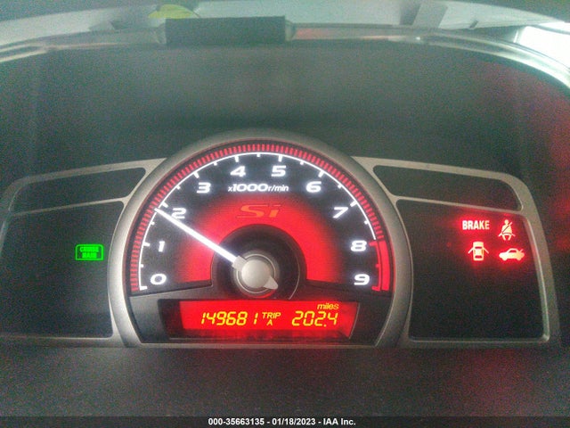 2009 HONDA CIVIC SDN SI VIN: 2HGFA55569H703735