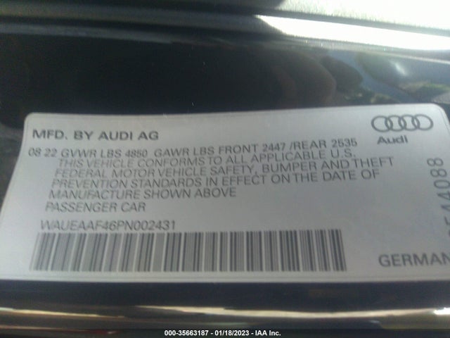 2023 Audi A4, VIN: WAUEAAF46PN002431