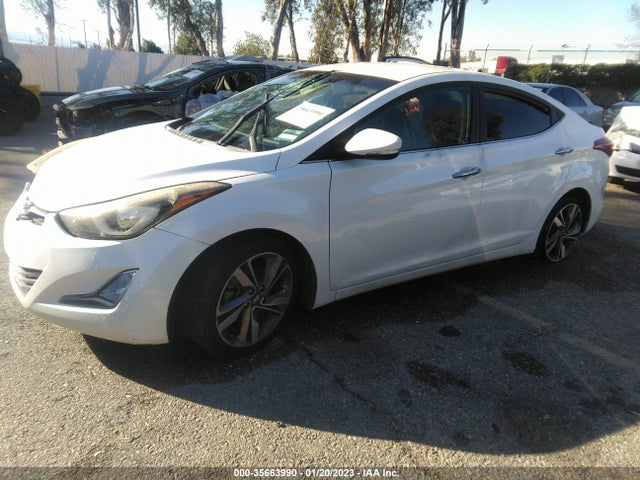 2014 HYUNDAI ELANTRA LIMITED VIN: 5NPDH4AEXEH463673