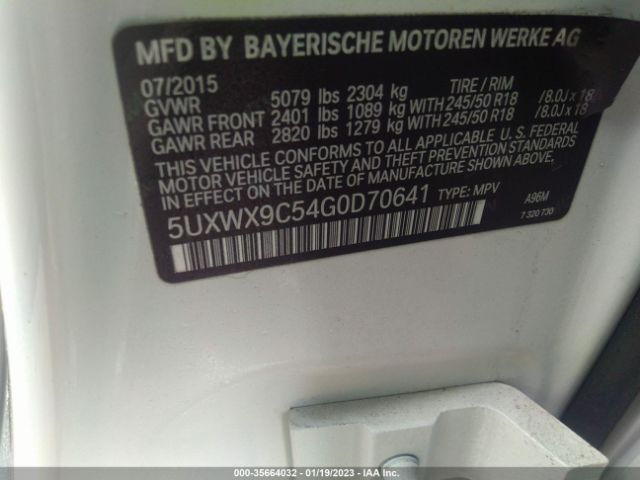 5UXWX9C54G0D70641 BMW X3 Xdrive28i