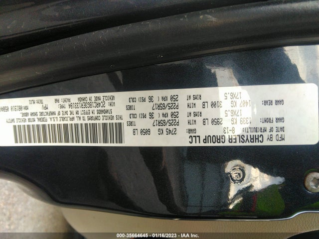 Chrysler Town & Country Touring 2014 2C4RC1BG3ER133184 Image 10