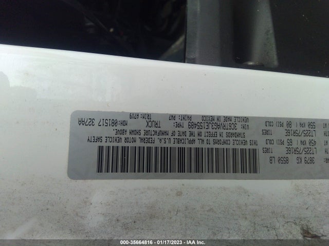 2018 Ram Promaster, VIN: 3C6TRVAG3JE155489