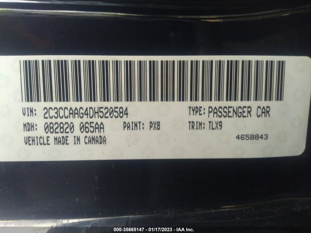 Chrysler 300 2013 2C3CCAAG4DH520584 Image 11
