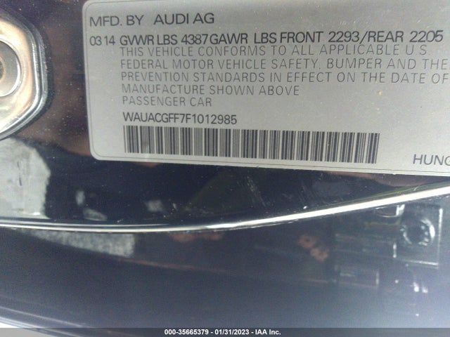 Audi A3 1.8t Premium 2015 WAUACGFF7F1012985 Image 9