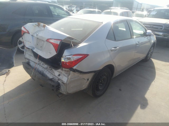 2014 TOYOTA COROLLA LE VIN: 5YFBURHEXEP129149