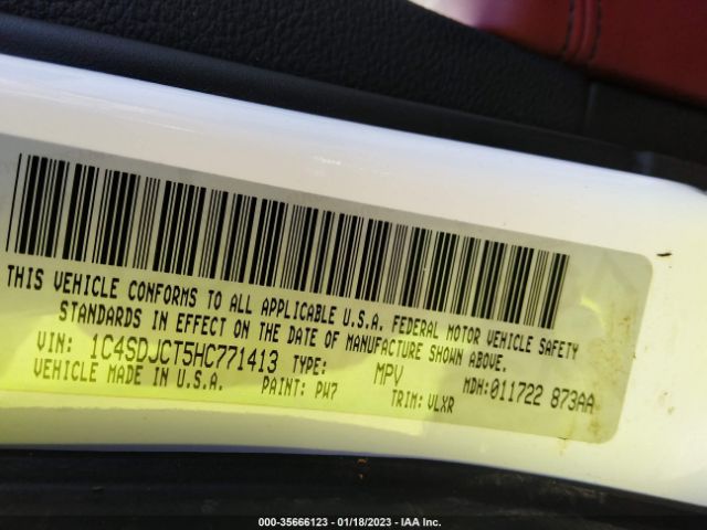 1C4SDJCT5HC771413 Dodge Durango R/t