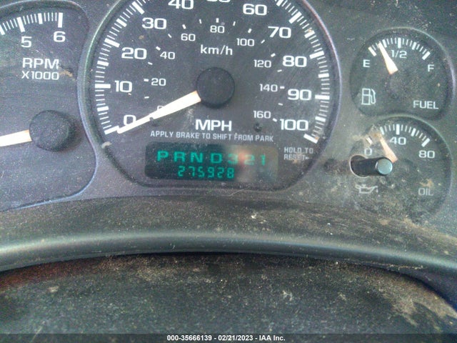 2002 CHEVROLET AVALANCHE VIN: 3GNEC13T52G236903