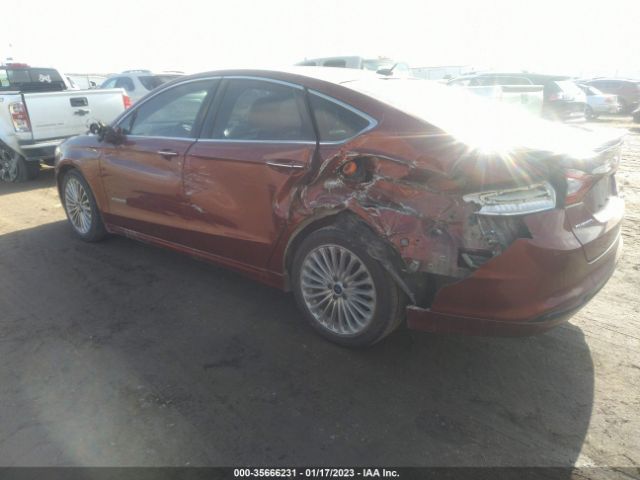 3FA6P0RU6ER376808 Ford Fusion Titanium Hybrid