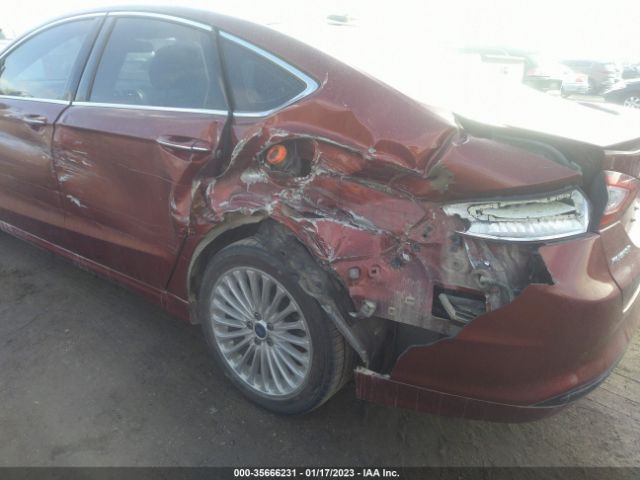 3FA6P0RU6ER376808 Ford Fusion Titanium Hybrid