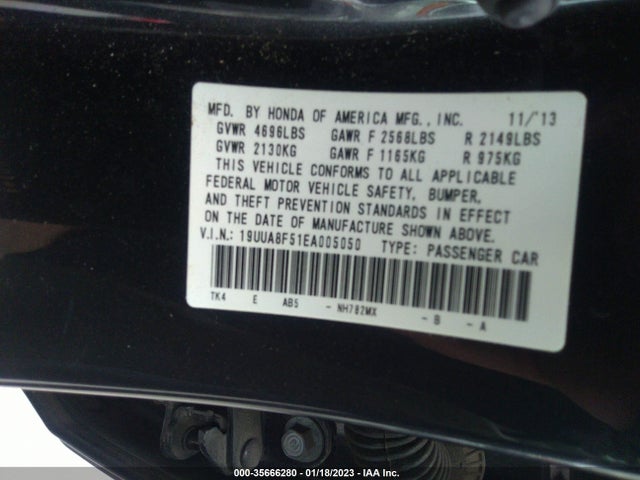 2014 Acura TL, VIN: 19UUA8F51EA005050
