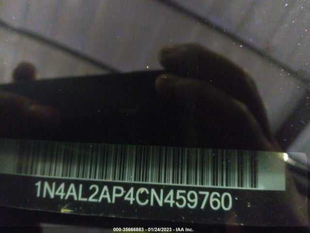 2012 NISSAN ALTIMA 2.5 S VIN: 1N4AL2AP4CN459760