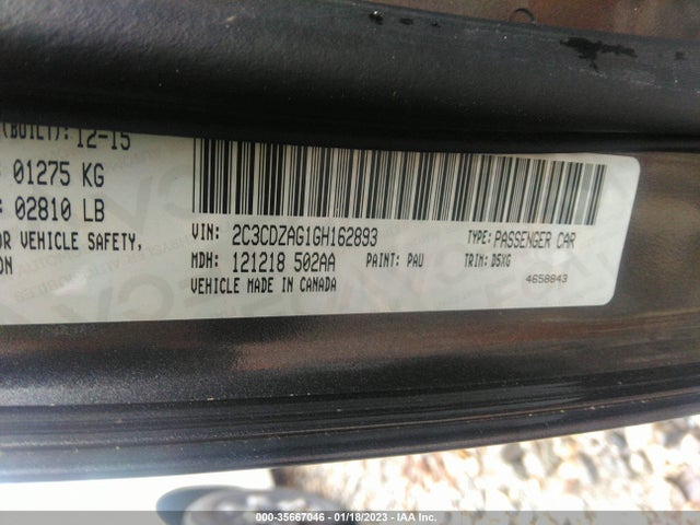 Dodge Challenger Sxt 2016 2C3CDZAG1GH162893 Image 10