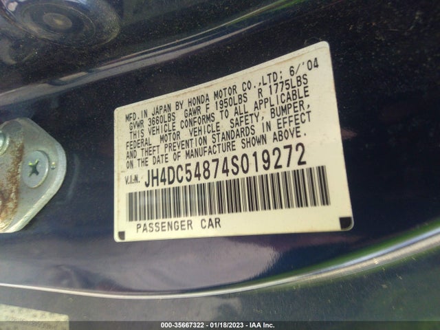 Acura RSX 2004 JH4DC54874S019272 Image 8