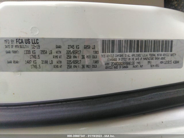 Dodge Grand Caravan Se 2019 2C4RDGBG8KR806126 Image 10