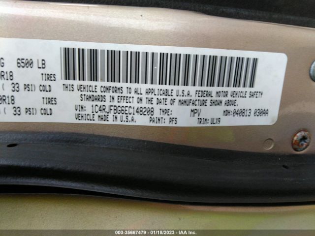 1C4RJFBG6EC148208 Jeep Grand Cherokee Limited