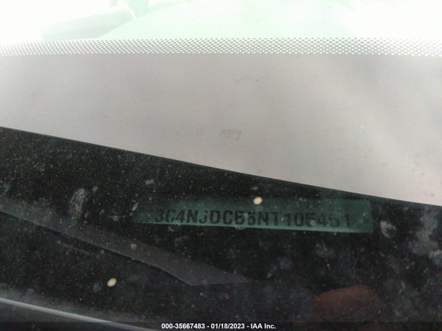 2022 JEEP COMPASS LIMITED VIN: 3C4NJDCB6NT105451
