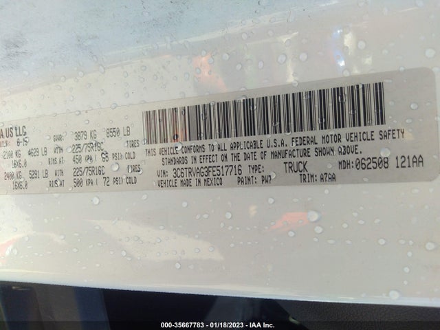 RAM Promaster 2015 3C6TRVAG3FE517716 Image 10