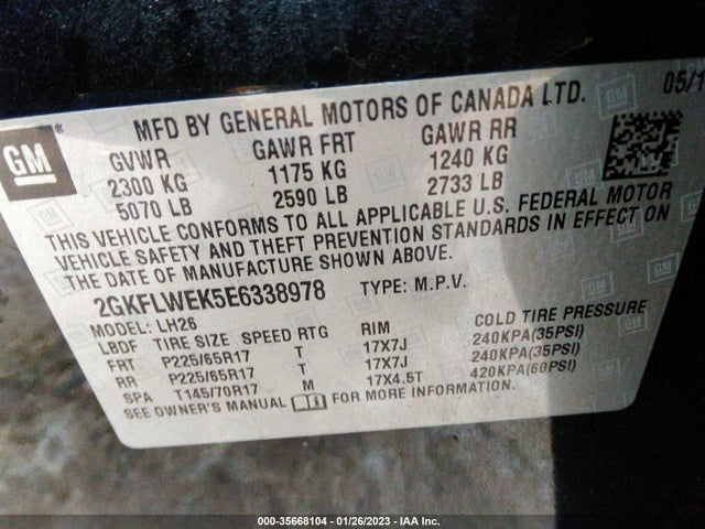 GMC Terrain Sle 2014 2GKFLWEK5E6338978 Image 9