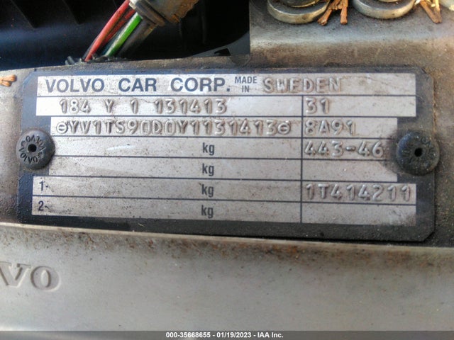 Volvo S80 2000 YV1TS90D0Y1131413 Image 10