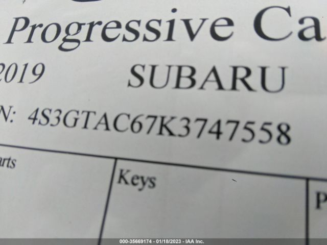 4S3GTAC67K3747558 Subaru Impreza Premium