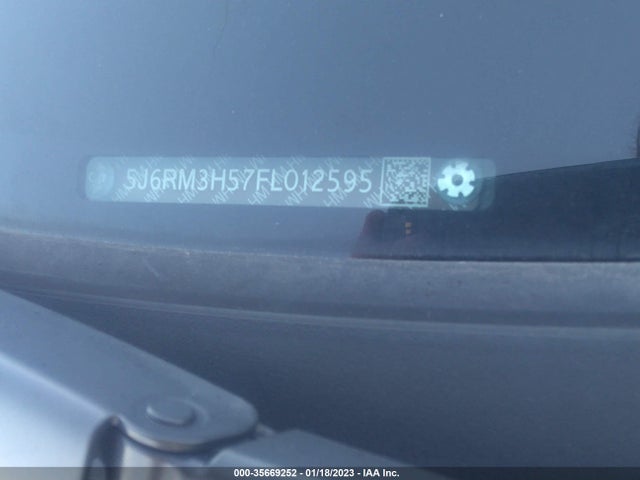 Honda CR-V EX 2015 5J6RM3H57FL012595 Image 9
