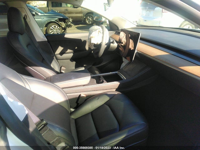 2021 TESLA MODEL Y LONG RANGE VIN: 5YJYGDEE9MF274086