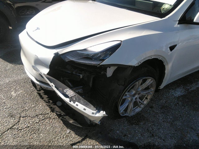2021 TESLA MODEL Y LONG RANGE VIN: 5YJYGDEE9MF274086