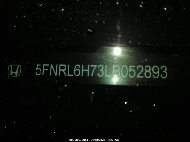 2020 Honda Odyssey, VIN: 5FNRL6H73LB052893