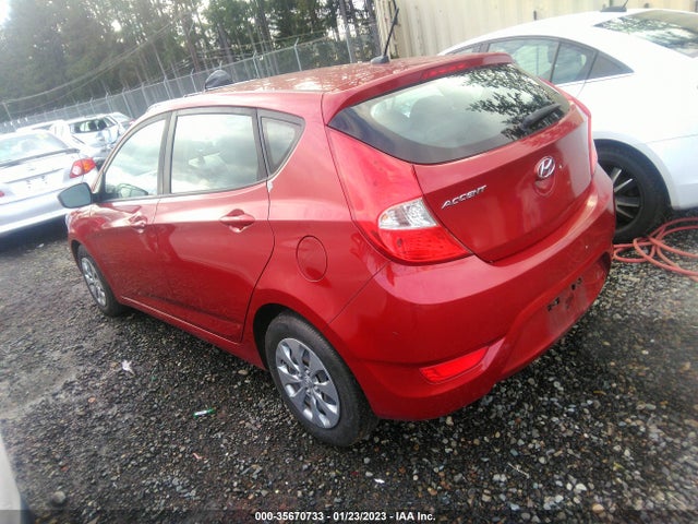 2017 HYUNDAI ACCENT SE VIN: KMHCT5AE7HU362922