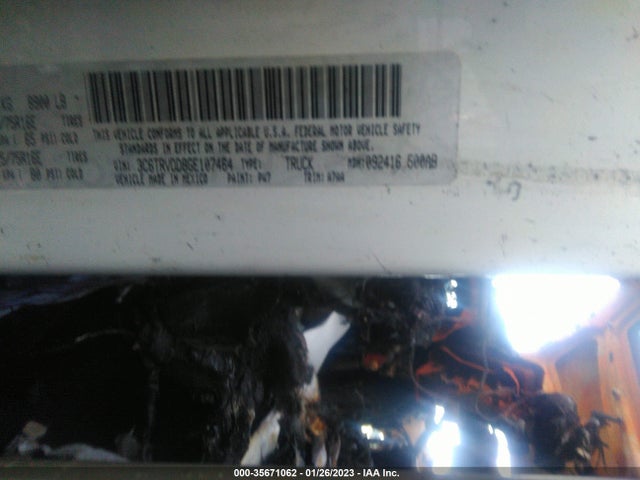 3C6TRVDD8GE107464 RAM Promaster Cargo Van