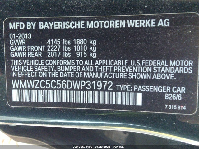 WMWZC5C56DWP31972 Mini Cooper Countryman S All4