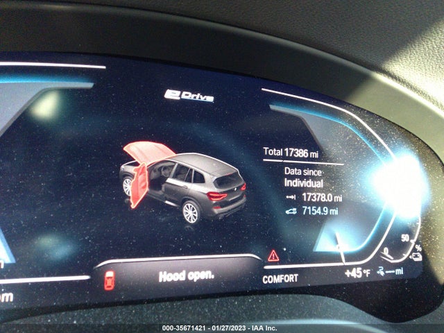 BMW X3 Xdrive30e 2021 аукцион фото