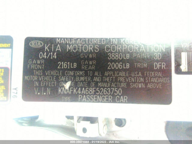 2015 Kia Forte, VIN: KNAFK4A68F5263750