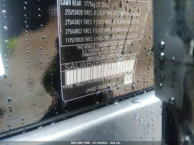 2019 Land Rover Range Rover Sport, VIN: SALWR2RE8KA845744