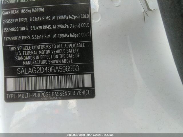 SALAG2D49BA596563 Land Rover LR4 HSE