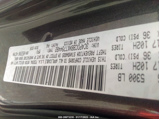Dodge JOURNEY SE 2019 3C4PDCBBXKT794482 Image 9