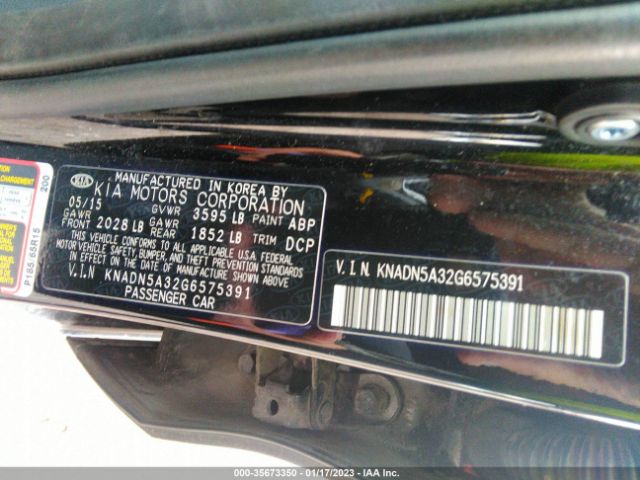 KNADN5A32G6575391 KIA RIO EX
