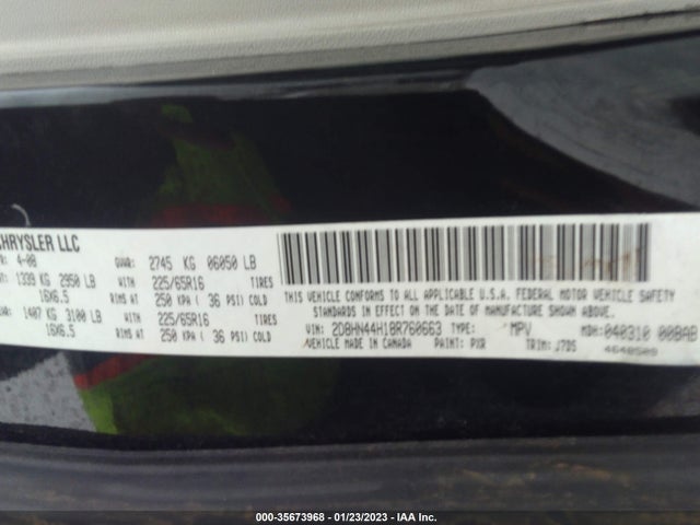 Dodge Grand Caravan Se 2008 2D8HN44H18R760663 Image 10