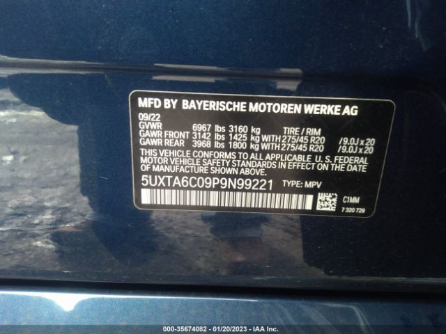 5UXTA6C09P9N99221 BMW X5 Xdrive45e