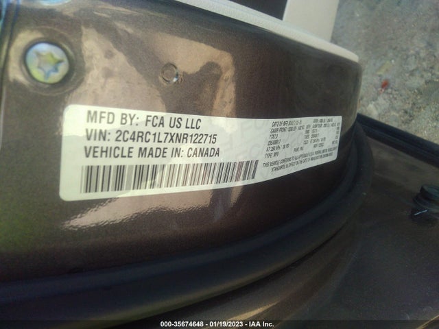 2022 Chrysler Pacifica Hybrid, VIN: 2C4RC1L7XNR122715