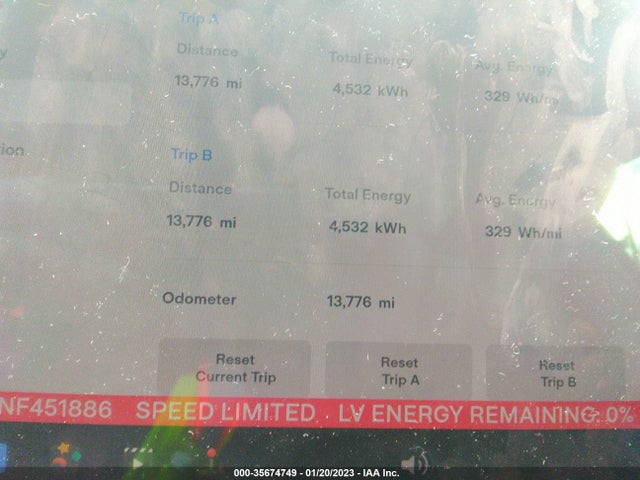 2022 TESLA MODEL Y PERFORMANCE VIN: 7SAYGDEFXNF451886