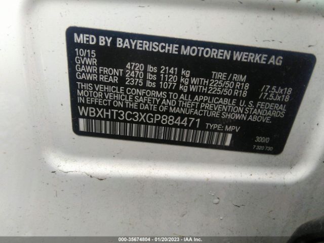 WBXHT3C3XGP884471 BMW X1 Xdrive28i