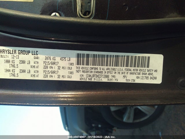 1C4NJRFBXED712886 Jeep Patriot Latitude
