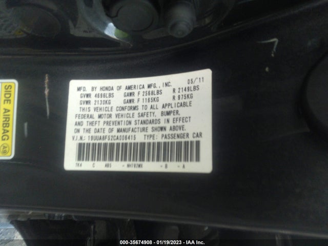 Acura Tl Tech Auto 2012 19UUA8F52CA006415 Image 10