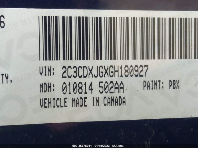 Dodge Charger 2016 2C3CDXJGXGH180927 Image 9
