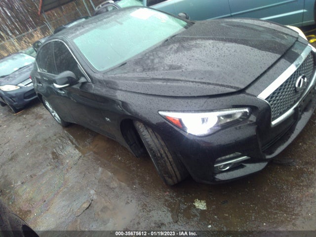 2016 Infiniti Q50 2.0t Premium მანქანა იყიდება აუქციონზე, vin: JN1CV7AR6GM250210, აუქციონის ნომერი: 35675612