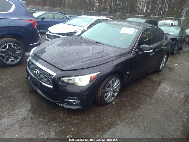 2016 Infiniti Q50 2.0t Premium მანქანა იყიდება აუქციონზე, vin: JN1CV7AR6GM250210, აუქციონის ნომერი: 35675612