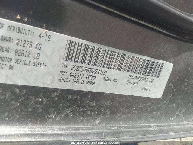 Dodge Charger Sxt 2019 2C3CDXBG3KH640131 Image 9