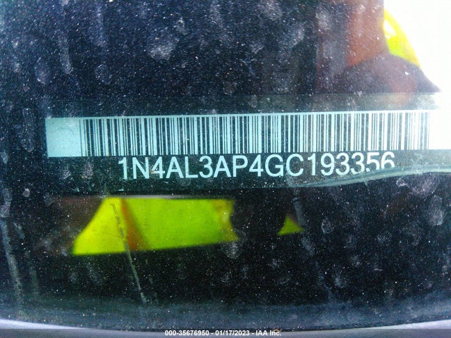 2016 Nissan Altima, VIN: 1N4AL3AP4GC193356