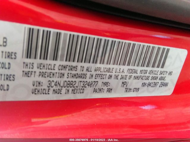 3C4NJDBB2JT324077 Jeep Compass
